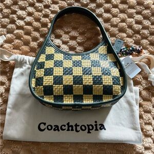 Coach coachtopia checkered fern/sunflower